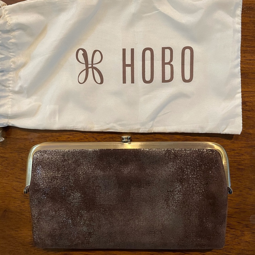 HOBO Lauren Clutch Wallet Heavy Metal